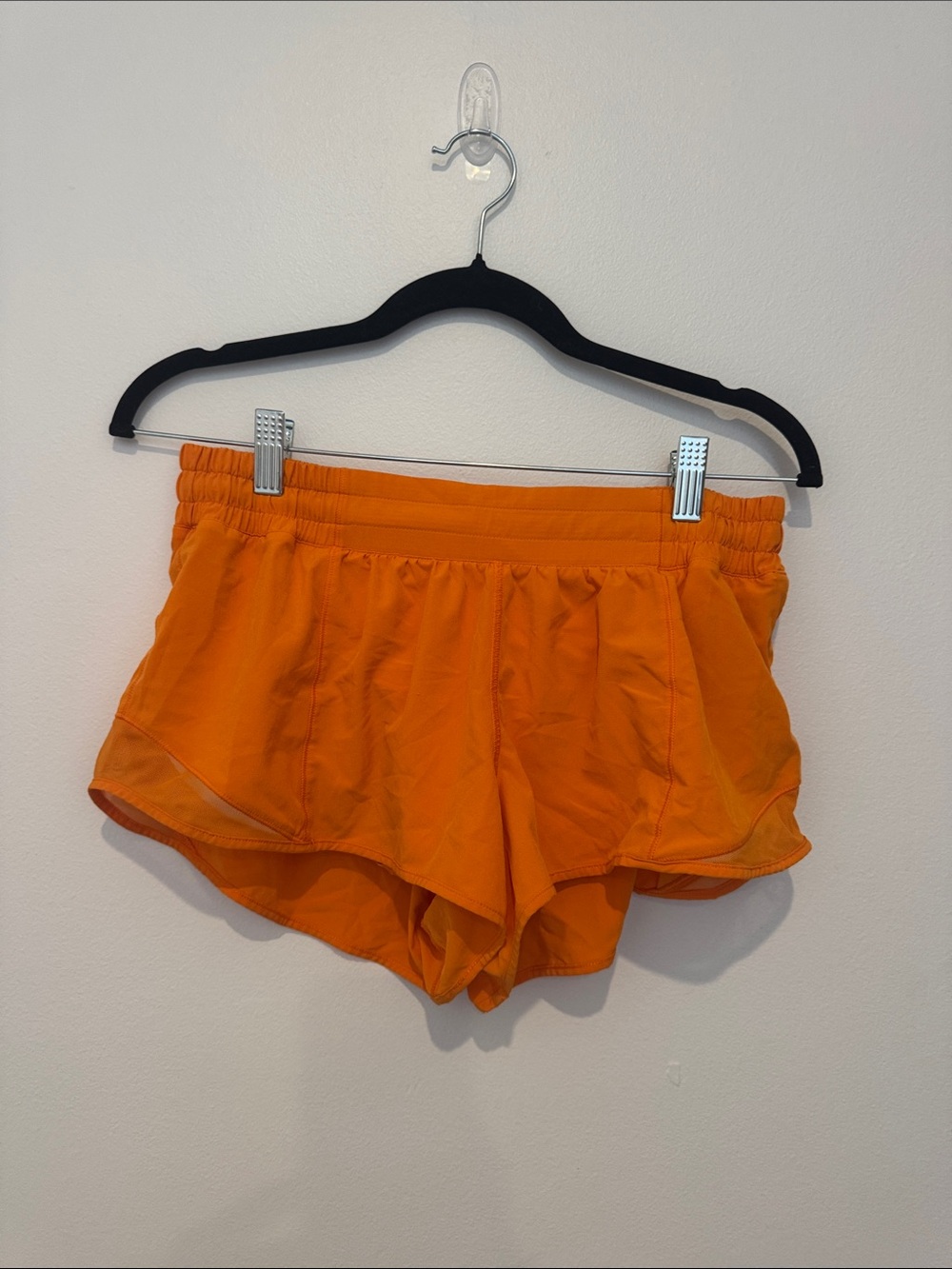 lululemon athletica Orange hotty hot shorts